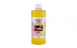 SimPure Sesame Oil 100% Pure Un-Refined  Plastic Bottle  500 millilitre